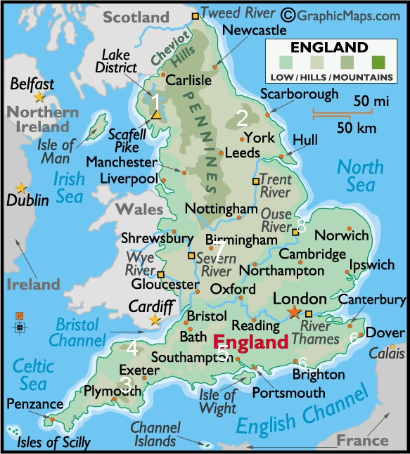 england map