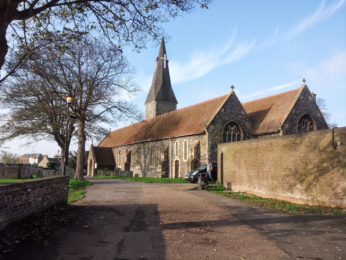St John The Baptist Margate the original church dates from about 1050 extensively enlarged between 1100 and 1250 when it was gutted by fire